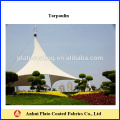 100% polyester pvc coated waterproof pvc membrane architecture fabric